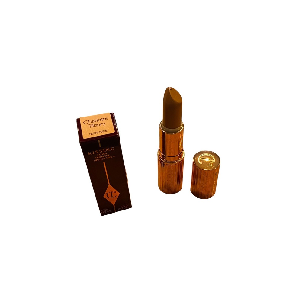 Charlotte Tilbury K.I.S.S.I.N.G Lipstick Nude Kate Satin Fallen Lipstick READ
